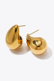 18K Gold-Plated Copper Earrings - Trendsi