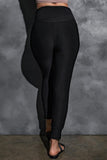 High-Rise Wide Waistband Joggers - Trendsi
