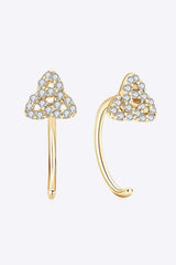 Moissanite 925 Sterling Silver Earrings - Trendsi - Flyclothing LLC