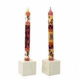 Tall Hand Painted Candles - Pair - Halisi Design - Nobunto - Nobunto - Flyclothing LLC