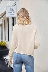 Button Down Exposed Seam Cardigan - Trendsi - Flyclothing LLC