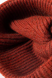 NEWYORK Patch Rib-Knit Cuffed Beanie - Trendsi