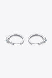 Carry Your Love 1 Carat Moissanite Platinum-Plated Earrings - Trendsi