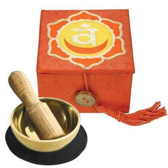 Mini Meditation Bowl Box: 2" Sacral Chakra - DZI (Meditation) - DZI (Meditation)