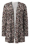 Printed Long Sleeve Cardigan - Trendsi - Flyclothing LLC