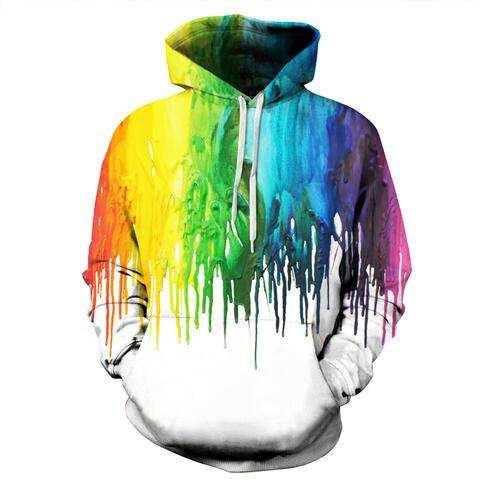Full Size Printed Drawstring Hoodie with Pockets - Trendsi - Flyclothing LLC