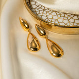 Stainless Steel Dangle Earrings - Trendsi - Flyclothing LLC