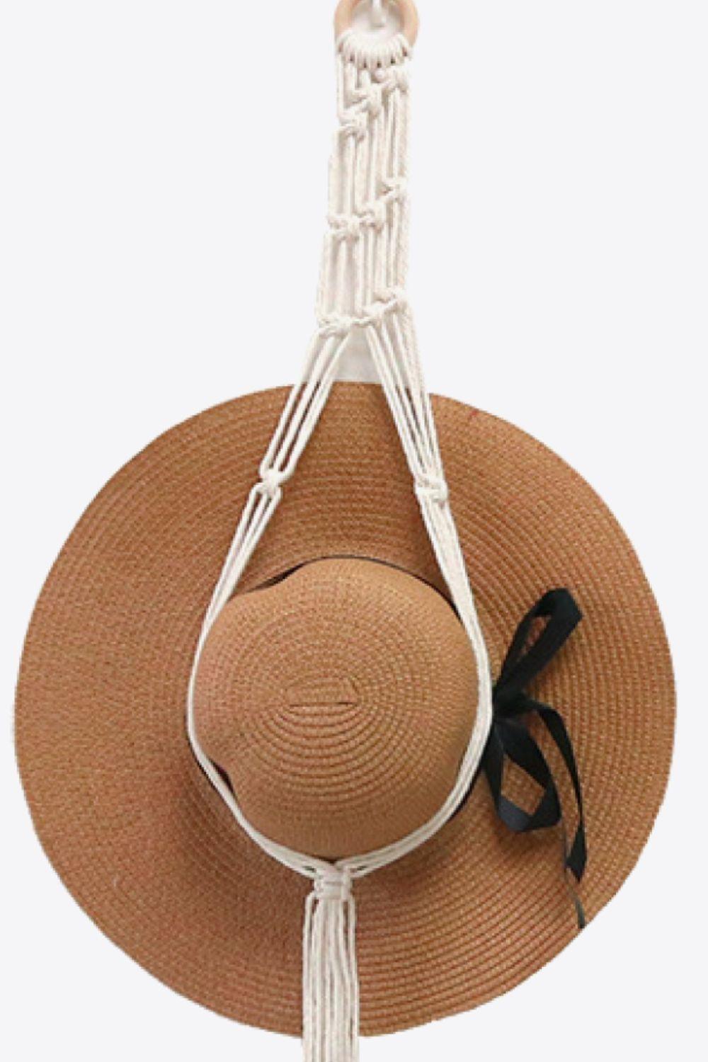 Macrame Hat Hanger - Flyclothing LLC