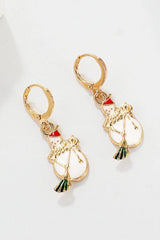 Christmas Theme Alloy Earrings - Trendsi - Flyclothing LLC