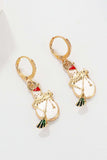 Christmas Theme Alloy Earrings - Trendsi - Flyclothing LLC