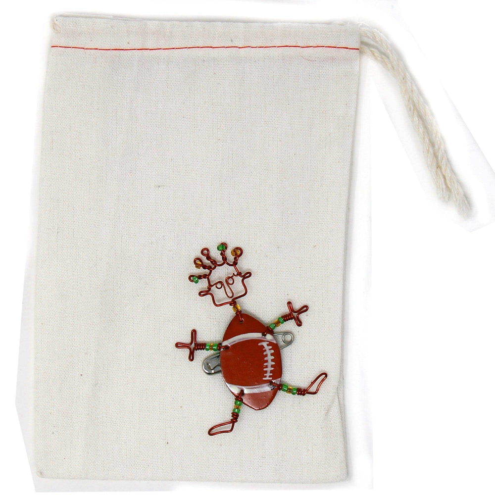 Dancing Girl American Football Pin - Creative Alternatives - Creative Alternatives - Flyclothing LLC