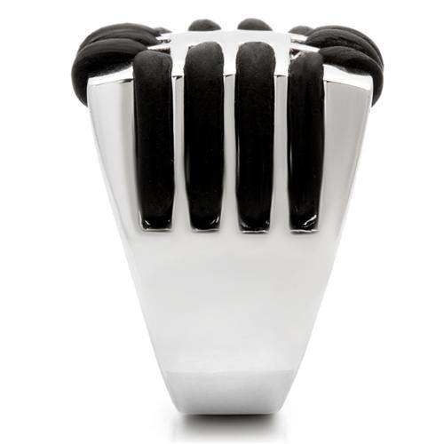 Alamode Rhodium Brass Ring with No Stone - Alamode - Flyclothing LLC