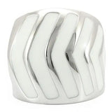 Alamode Rhodium Brass Ring with No Stone - Alamode - Flyclothing LLC