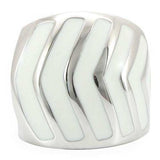 Alamode Rhodium Brass Ring with No Stone - Alamode - Flyclothing LLC