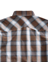 Tin Haul MENS LONG SLEEVE SNAP SADDLE DOBBY PLAID WESTERN SHIRT - Tin Haul - Flyclothing LLC