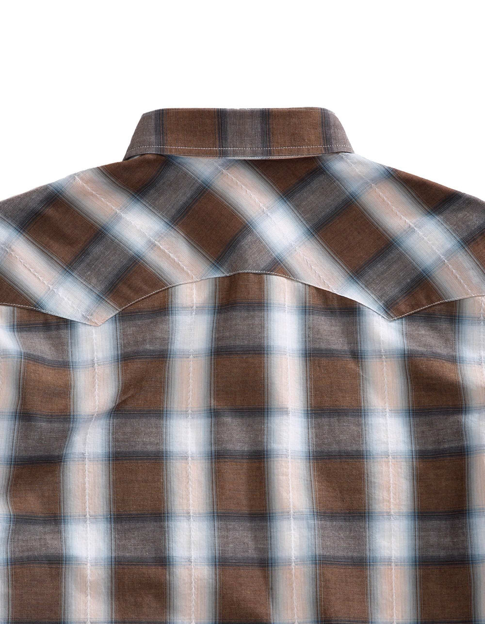 Tin Haul MENS LONG SLEEVE SNAP SADDLE DOBBY PLAID WESTERN SHIRT - Tin Haul - Flyclothing LLC