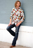 Tin Haul MENS LONG SLEEVE SNAP LANDSCAPE TROPICAL WESTERN SHIRT - Tin Haul