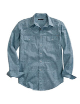 Tin Haul MENS LONG SLEEVE SNAP DOT MATRIX AZTEC PRINT WESTERN SHIRT - Tin Haul - Flyclothing LLC