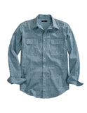 Tin Haul MENS LONG SLEEVE SNAP DOT MATRIX AZTEC PRINT WESTERN SHIRT