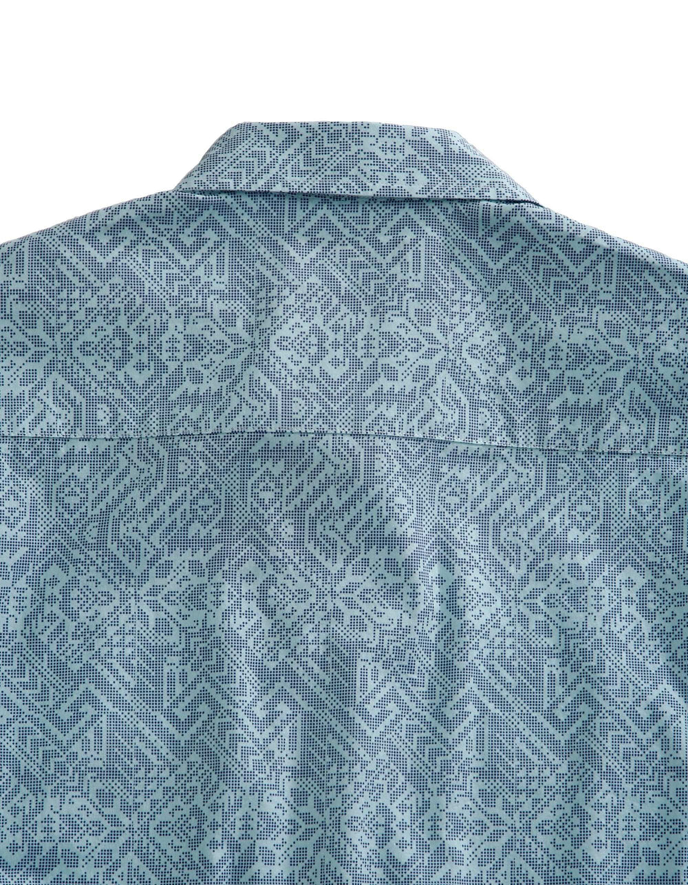 Tin Haul MENS LONG SLEEVE SNAP DOT MATRIX AZTEC PRINT WESTERN SHIRT - Tin Haul - Flyclothing LLC