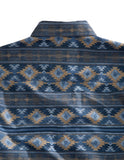 Tin Haul MENS LONG SLEEVE SNAP INDIGO AZTEC WESTERN SHIRT - Flyclothing LLC