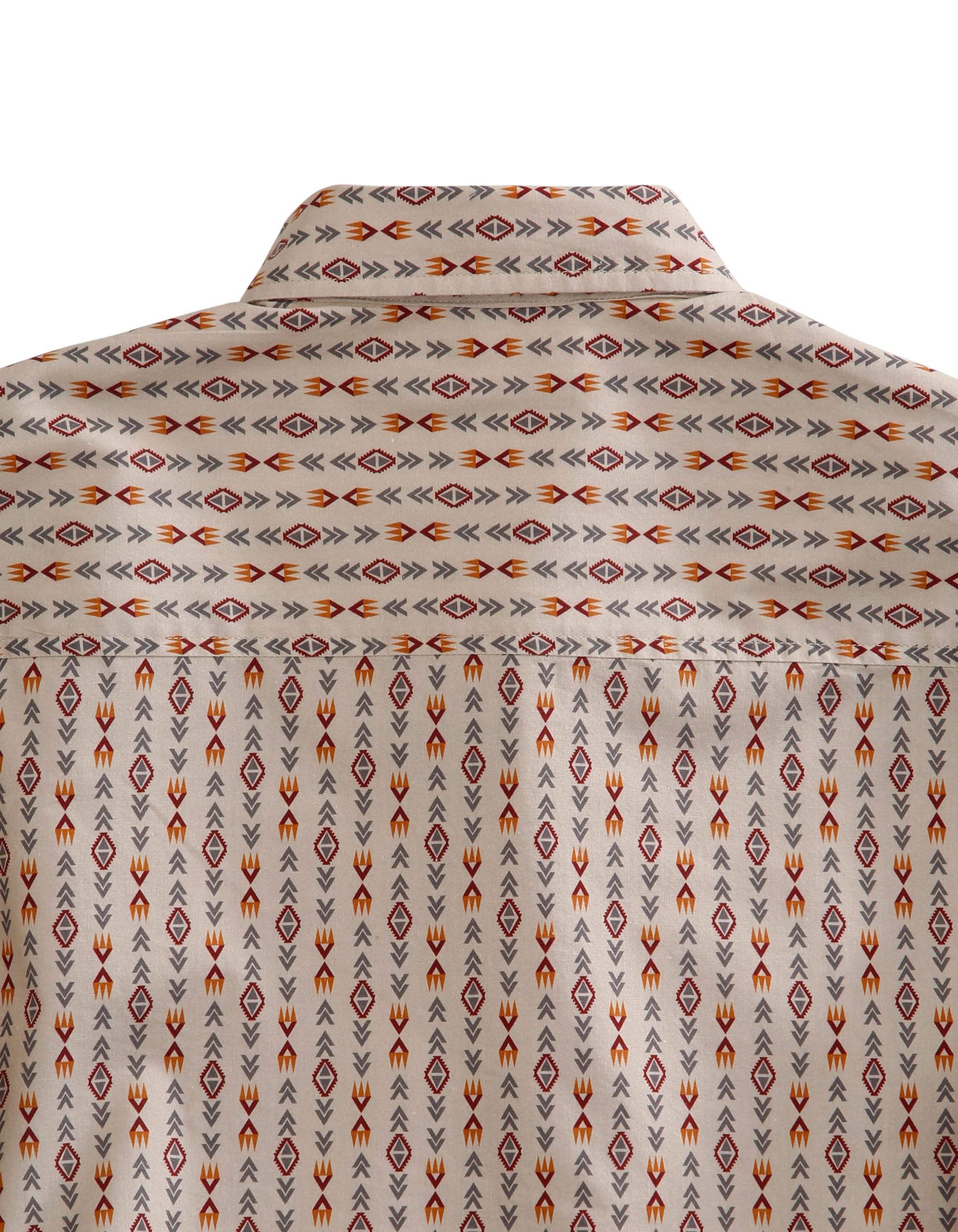 Tin Haul MENS LONG SLEEVE SNAP MODERN PETROGLYPHS PRINT WESTERN SHIRT - Tin Haul - Flyclothing LLC