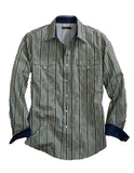 Tin Haul MENS LONG SLEEVE SNAP VINTAGE WALLPAPER WESTERN SHIRT