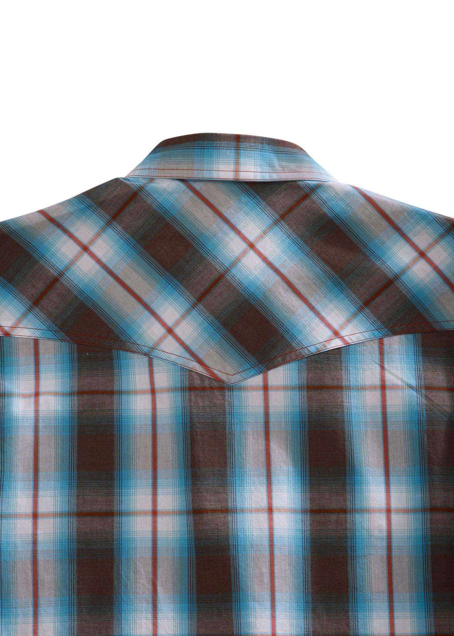 Tin Haul Mens Short Sleeve Western Snap Shirt - Tin Haul - Flyclothing LLC