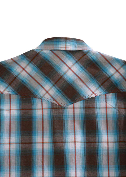 Tin Haul Mens Short Sleeve Western Snap Shirt - Tin Haul - Flyclothing LLC