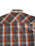 Tin Haul MENS RUSTY PLAID SHORT SLEEVE WESTERN SNAP SHIRT - Tin Haul