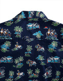 Tin Haul MENS SHORT SLEEVE SNAP COWBOY TROPICS WESTERN SHIRT - Tin Haul