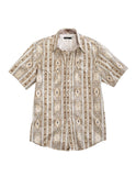 Tin Haul MENS SHORT SLEEVE SNAP TRIBAL WALLPAPER WESTERN SHIRT