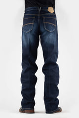 Tin Haul MENS TWO COLOR EMBROIDERY LINE JEANS - Tin Haul - Flyclothing LLC