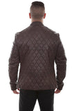 Scully CHOCOLATE QUILTED JACKET - Scully Leather