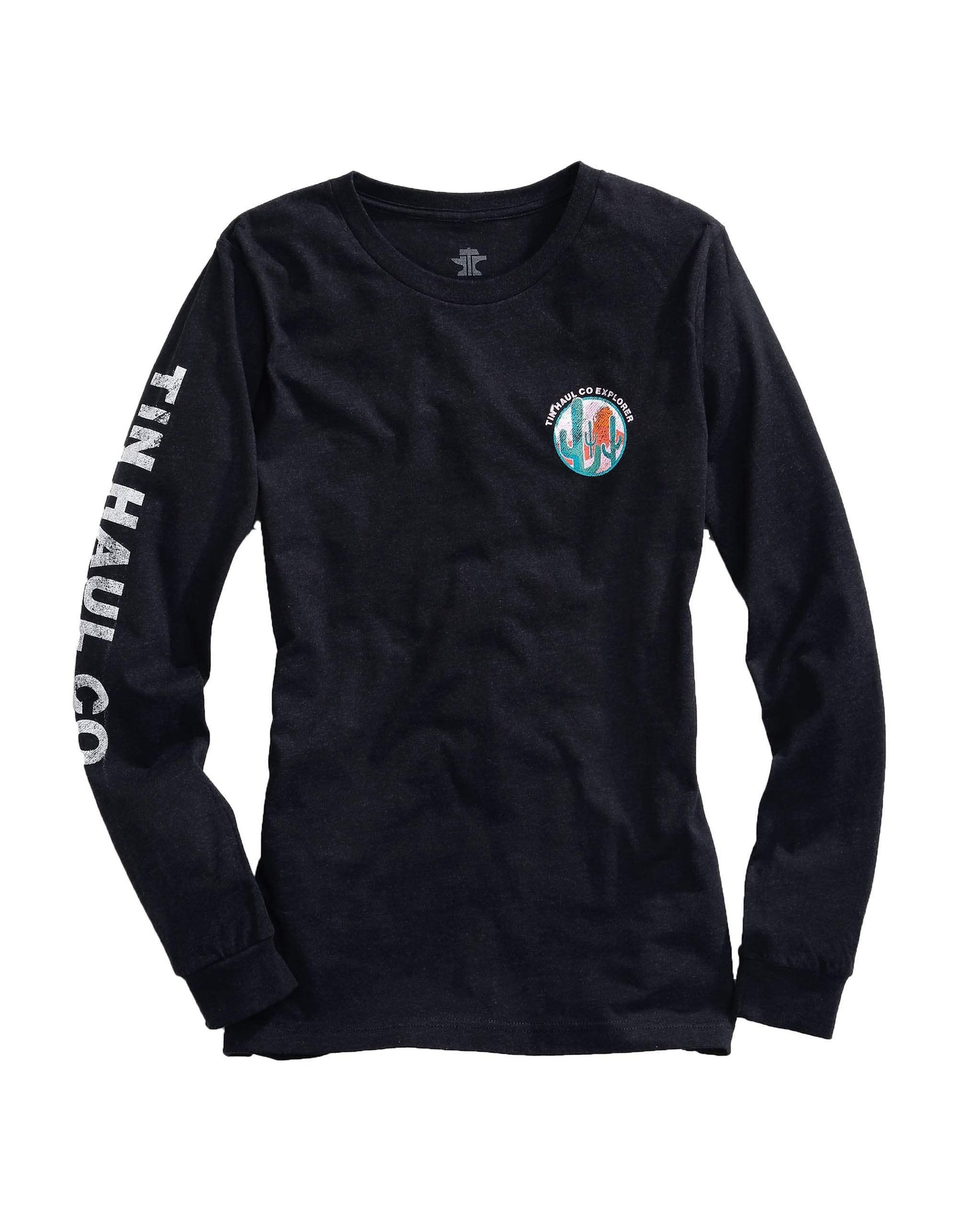 Tin Haul WOMENS LONG SLEEVE KNIT TIN HAUL EXPLORER SCREEN PRINT SHIRT - Tin Haul - Flyclothing LLC