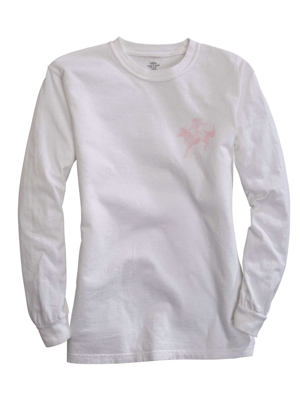 Tin Haul WOMENS LONG SLEEVE KNIT TIN HAUL BLUSH LADY BRONC SCREEN PRINT SHIRT - Tin Haul - Flyclothing LLC