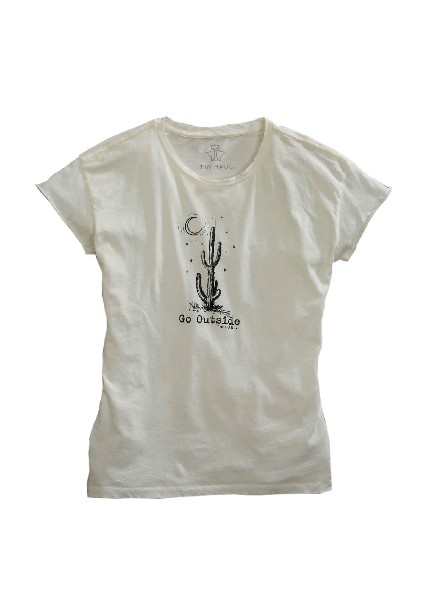 Tin Haul WOMENS LONG SLEEVE KNIT TIN HAUL GO OUTSIDE SCREEN PRINT SHIRT - Tin Haul - Flyclothing LLC