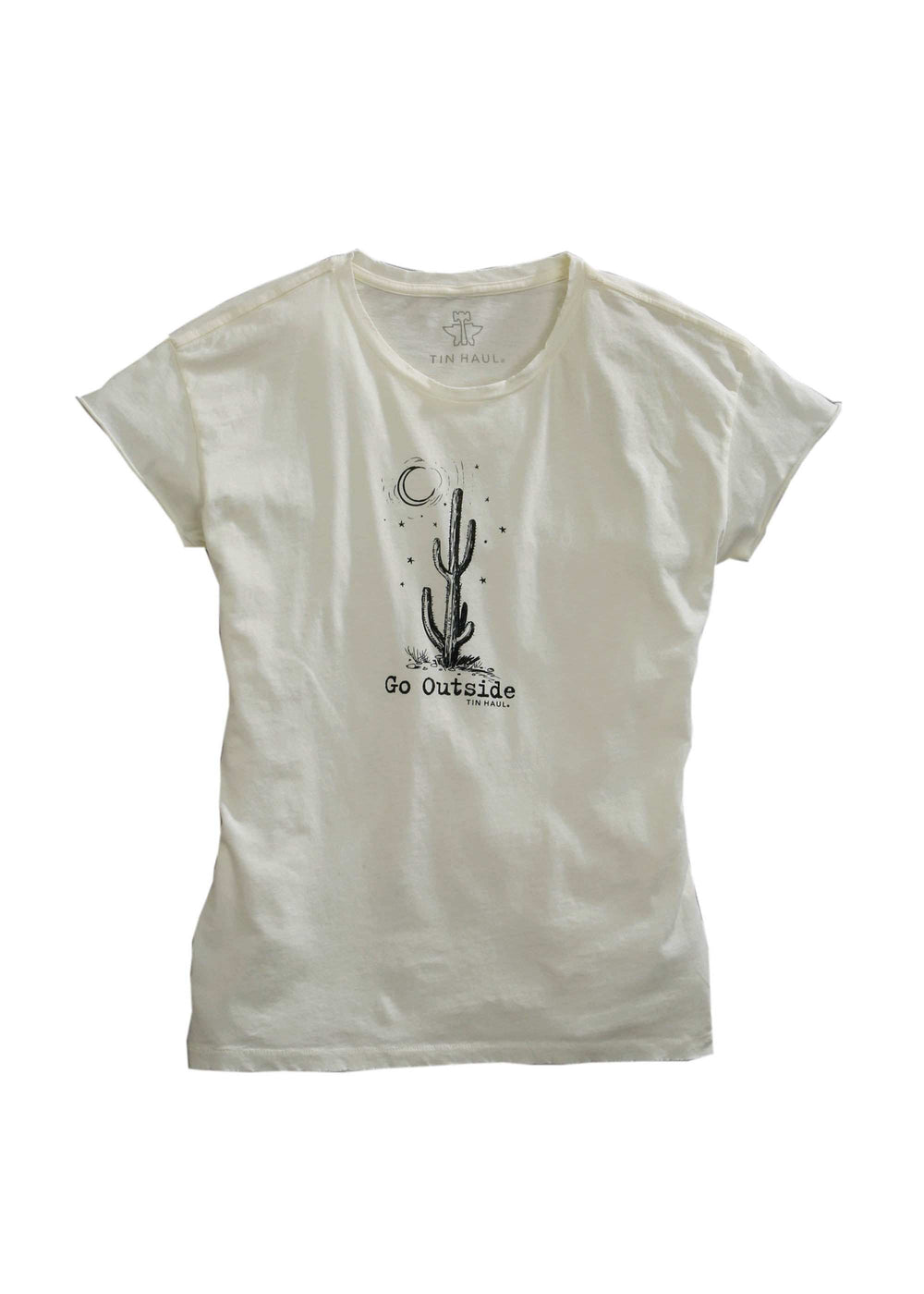 Tin Haul WOMENS LONG SLEEVE KNIT TIN HAUL GO OUTSIDE SCREEN PRINT SHIRT - Tin Haul - Flyclothing LLC