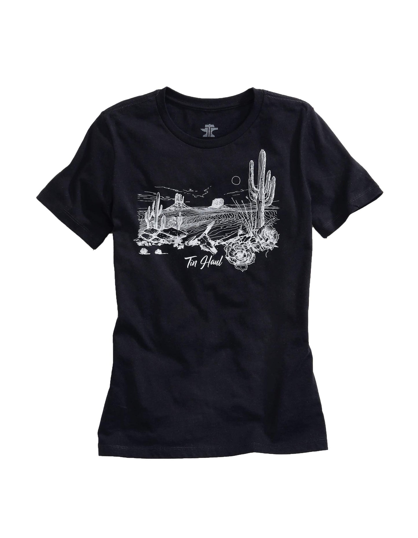 Tin Haul WOMENS LONG SLEEVE KNIT TIN HAUL DESERT LINES SCREEN PRINT SHIRT - Tin Haul - Flyclothing LLC
