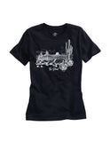 Tin Haul WOMENS LONG SLEEVE KNIT TIN HAUL DESERT LINES SCREEN PRINT SHIRT - Tin Haul - Flyclothing LLC