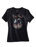 Tin Haul WOMENS LONG SLEEVE KNIT LADY BRONC AND HORSESHOE SCREEN PRINT SHIRT - Tin Haul - Flyclothing LLC