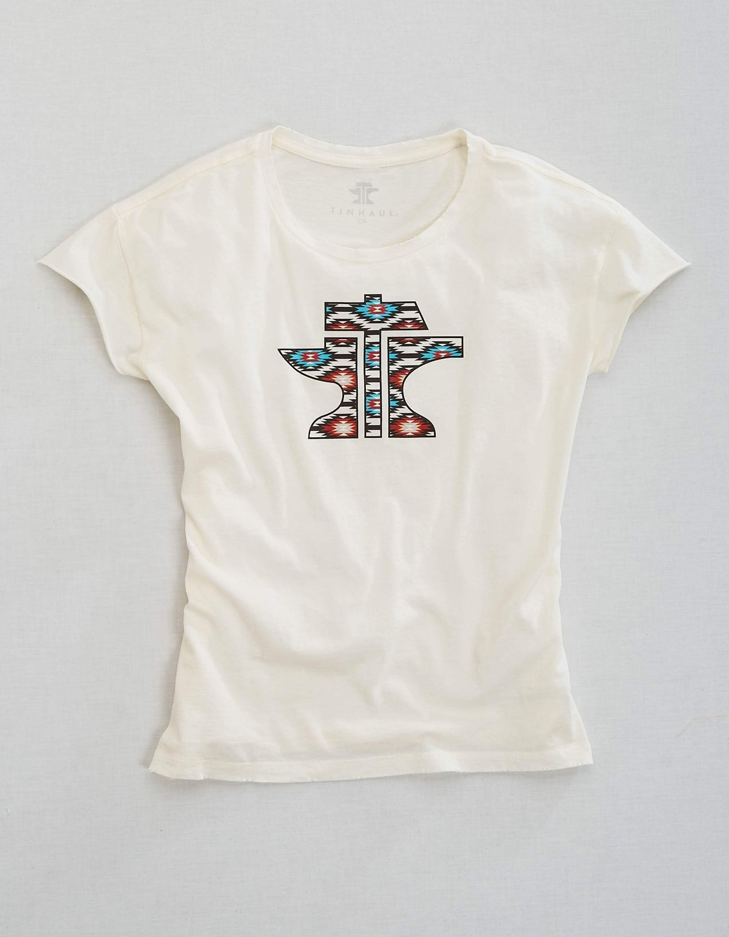 Tin Haul WOMENS LONG SLEEVE KNIT TIN HAUL ANVIL AND HAMMER AZTEC RPINT SHIRT - Tin Haul - Flyclothing LLC