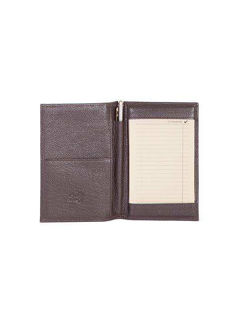 Scully CHOCOLATE FOLDING JOTTER - Scully Leather