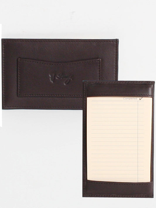 Scully CHOCOLATE JOTTER - Scully Leather