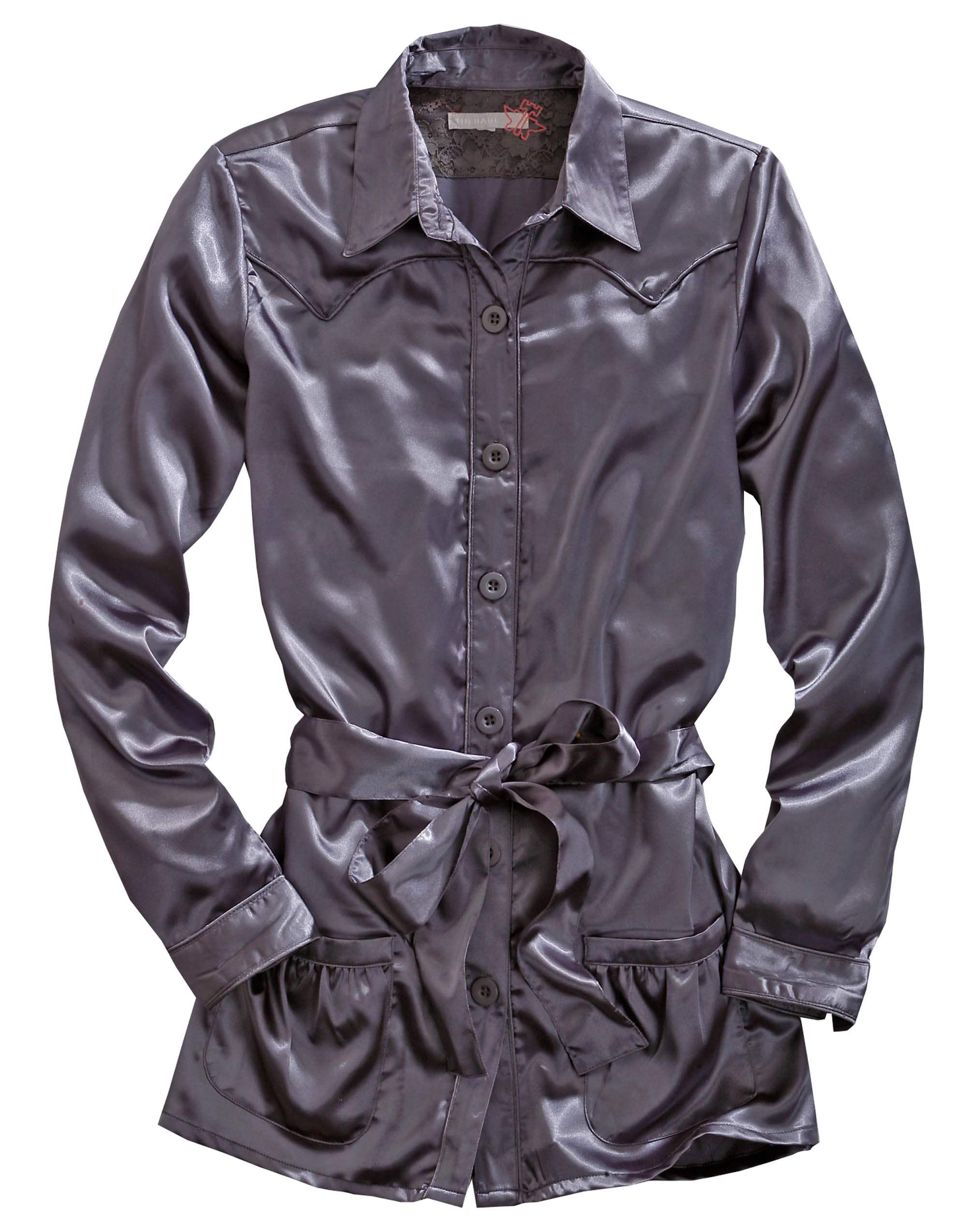 Tin Haul WOMENS LONG SLEEVE WESTERN BLOUSE - Tin Haul - Flyclothing LLC