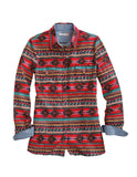 Tin Haul WOMENS DASH AZTEC PRINT LONG SLEEVE SNAP SHIRT