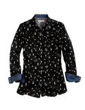 Tin Haul WOMENS WESTERN DITSY LONG SLEEVE SNAP SHIRT