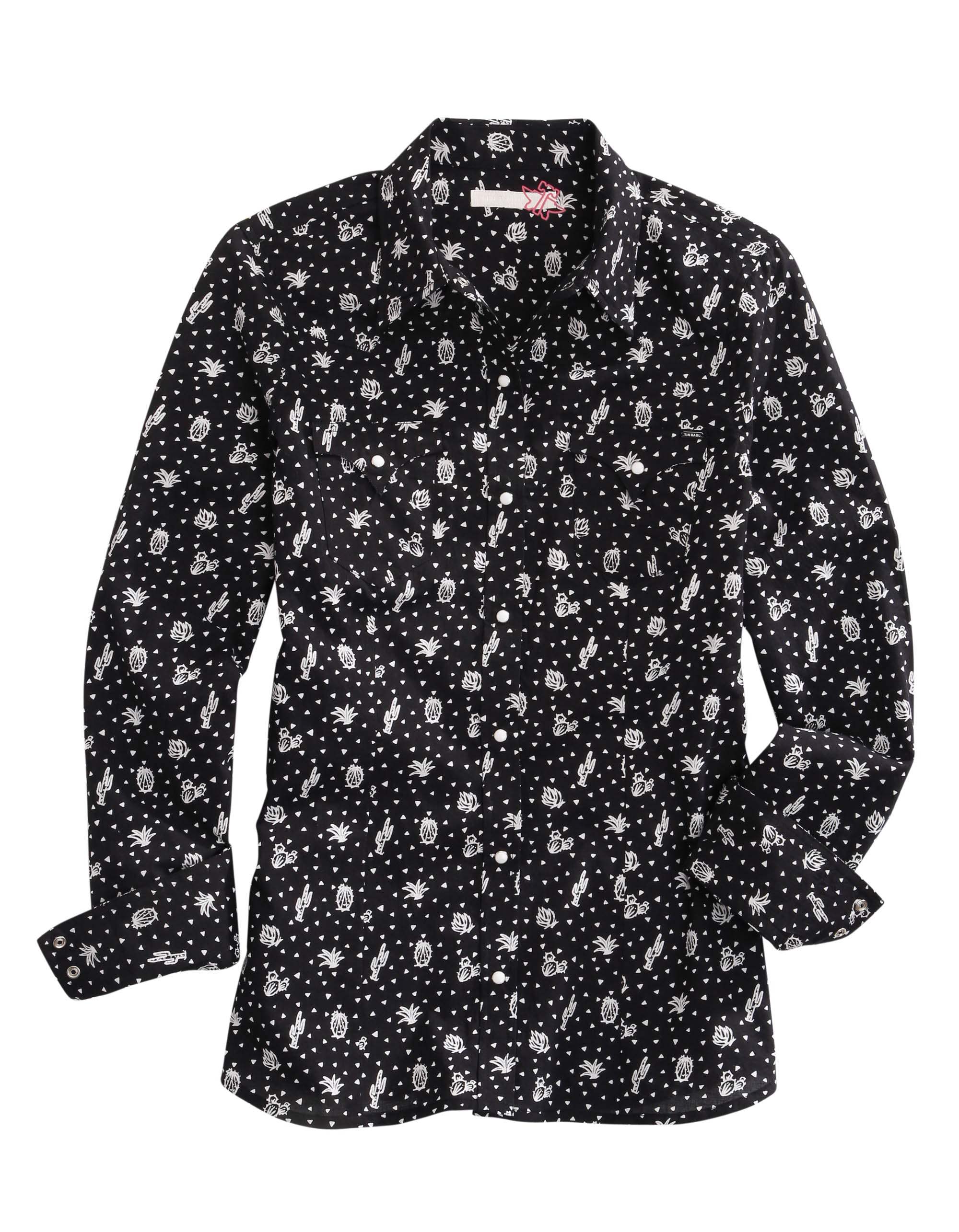 Tin Haul WOMENS LONG SLEEVE SNAP DESERT NIGHT WESTERN SHIRT - Tin Haul - Flyclothing LLC
