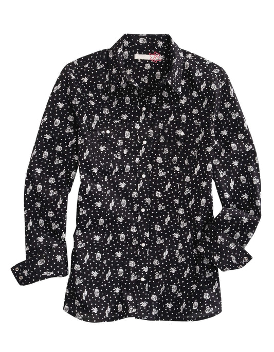 Tin Haul WOMENS LONG SLEEVE SNAP DESERT NIGHT WESTERN SHIRT - Tin Haul - Flyclothing LLC