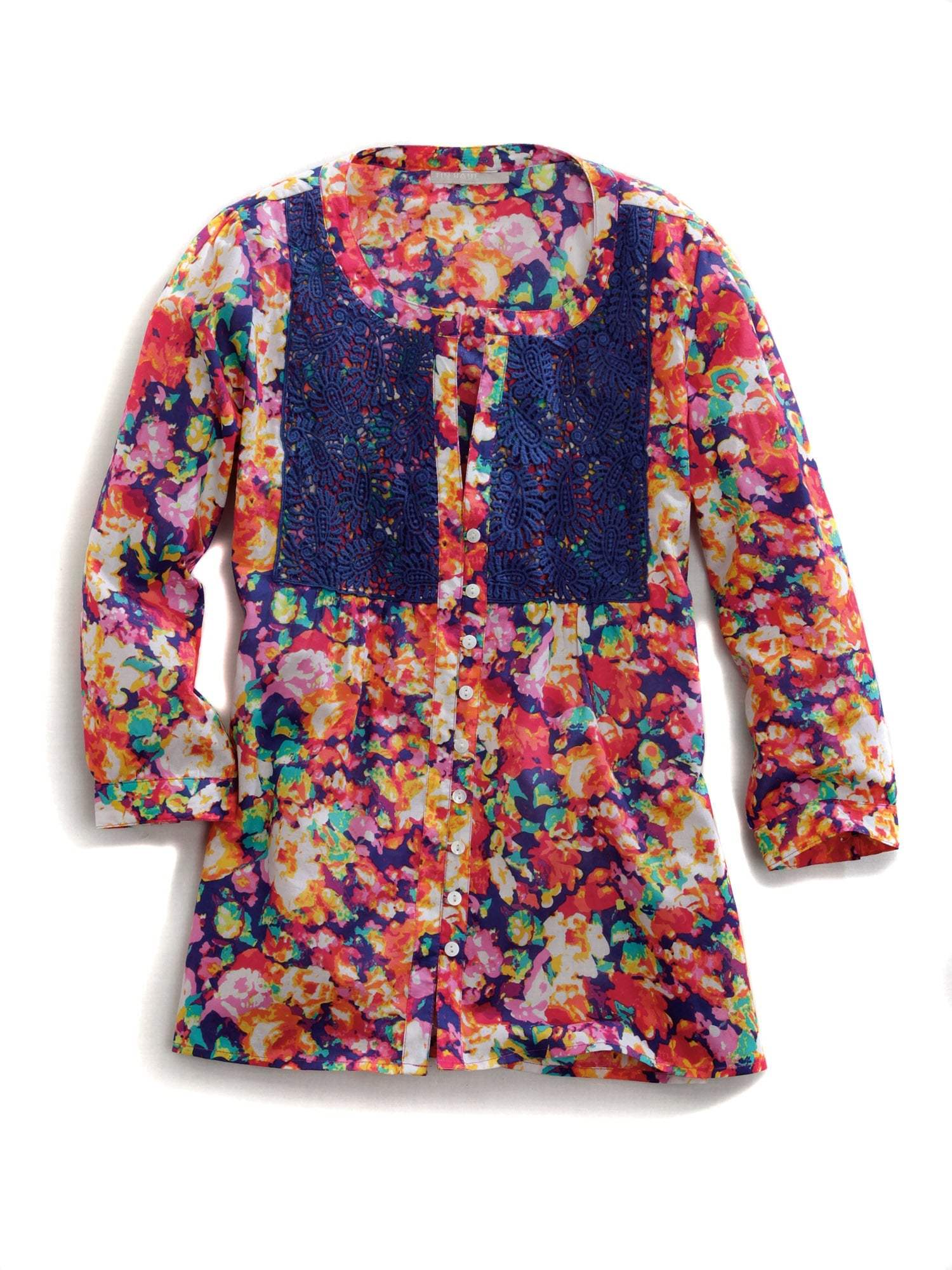 Tin Haul WOMENS LONG SLEEVE BLOUSE - Tin Haul - Flyclothing LLC